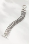 By Anthropologie Metal Chain Bracelet In Silver