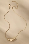 By Anthropologie Metal Donut Rope Necklace In Gold