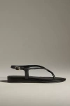 By Anthropologie Microwedge Thong Sandals In Black