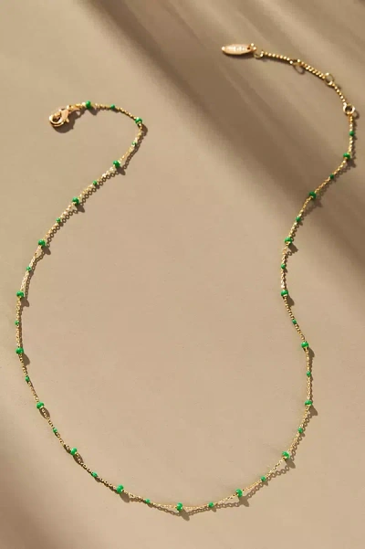By Anthropologie Mini Beaded Necklace