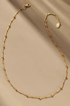 By Anthropologie Mini Beaded Necklace In Orange