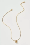 By Anthropologie Mini Bubble Letter Monogram Necklace In Alphabet