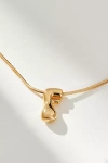 By Anthropologie Mini Bubble Letter Monogram Necklace In Multicolor