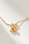 By Anthropologie Mini Bubble Letter Monogram Necklace In Multicolor