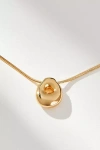 By Anthropologie Mini Bubble Letter Monogram Necklace In Multicolor