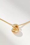 By Anthropologie Mini Bubble Letter Monogram Necklace In Multicolor