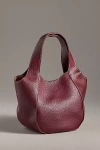 By Anthropologie Mini Faux-leather Tote In Purple