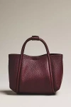 By Anthropologie Mini Pebbled Satchel In Purple