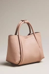 By Anthropologie Mini Pebbled Satchel In Sand