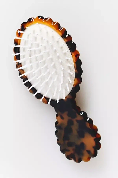 By Anthropologie Mini Scallop Brush In Multi