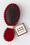 By Anthropologie Mini Scallop Brush In Red