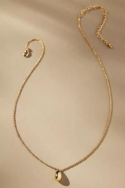 By Anthropologie Mini Teardrop Pendant Necklace In Gold