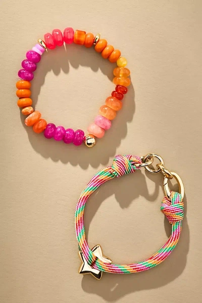 By Anthropologie Mixed Bead Bracelet