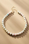 By Anthropologie Mixed Bead Pearl Necklace