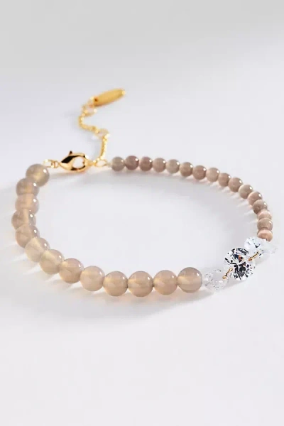 By Anthropologie Mixed Beaded Bracelet In Purple