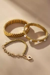By Anthropologie Mixed Beaded Stretch Bracelets, Set Of 3