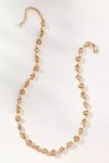 By Anthropologie Mixed Crystal Collar Necklace In Pink