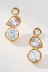 By Anthropologie Mixed Crystal Drop Earrings