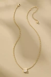 By Anthropologie Mixed Crystal Necklace In Gold