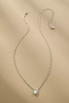 By Anthropologie Mixed Crystal Necklace In Grey