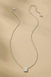 By Anthropologie Mixed Crystal Necklace In Silver