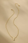By Anthropologie Mixed Crystal Necklace In Yellow
