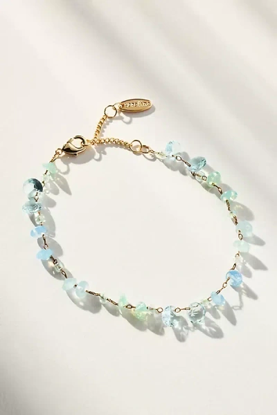 By Anthropologie Mixed Crystal Stone Bracelet