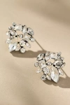 By Anthropologie Mixed Crystal Stone Post Earrings In Transparent