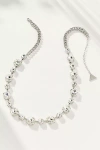 By Anthropologie Mixed Crystals Necklace In Transparent