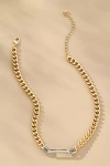 By Anthropologie Mixed Metal Chain Necklace In Gold