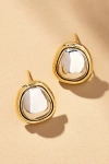 By Anthropologie Mixed Metal Post Earrings In Gold