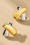 By Anthropologie Mixed Metal X Post Earrings
