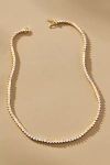 By Anthropologie Mixed Stone & Crystal Necklace In Gold