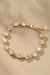 By Anthropologie Mixed Stone Bracelet In Green