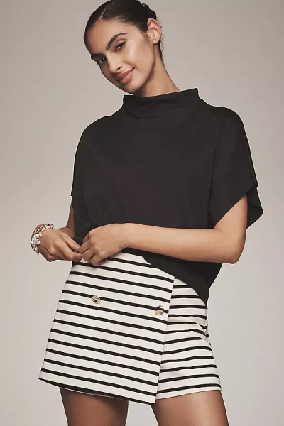 By Anthropologie Mock-neck Batwing Top