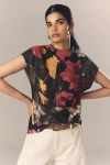 By Anthropologie Mock-neck Cashmere Sweater Tee