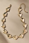 By Anthropologie Mod Chunky Necklace In Gold