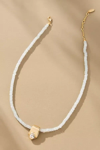 By Anthropologie Mod Crystal Beaded Necklace