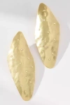 By Anthropologie Mod Hammered Drop Earrings In Gold