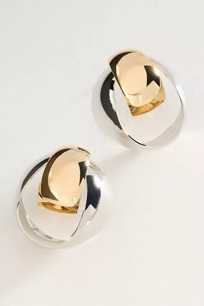 By Anthropologie Mod Loop Earrings In Multi