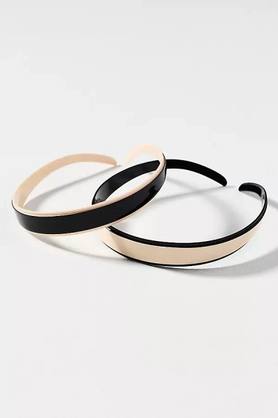 By Anthropologie Mod Resin Headbands, Set Of 2 In Multi