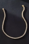 By Anthropologie Modern Tennis Necklace In Gold