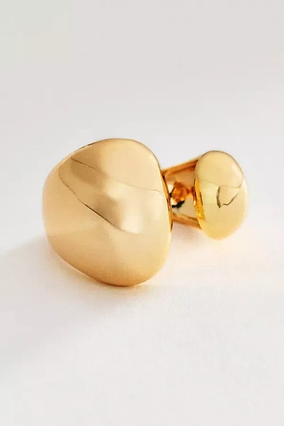 By Anthropologie Molten Metal Adjustable Ring In Gold