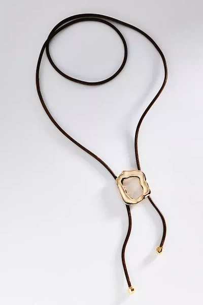 By Anthropologie Molten Metal Bolo Tie In Gold