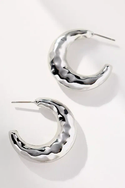 By Anthropologie Molten Moon Hoop Earrings