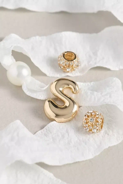 By Anthropologie Monogram Charm Shoe Laces
