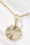 By Anthropologie Monogram Circle Pendant Necklace