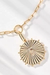 By Anthropologie Monogram Circle Pendant Necklace