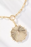 By Anthropologie Monogram Circle Pendant Necklace