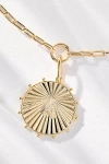 By Anthropologie Monogram Circle Pendant Necklace